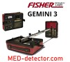 Fisher Gemini 3 deep finder gold metal detector